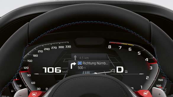 Cuadro de instrumentos M BMW M5 F90 2020 Cuadro de instrumentos M BMW M5 F90 LCI Renovación 2020 Puesto de conducción