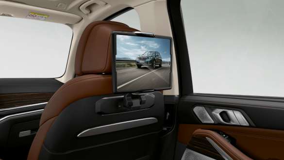 BMW X5 M60i xDrive G05 MP Soporte de tablet BMW Pro para el sistema Travel & Comfort BMW X5 M60i xDrive G05 MP Soporte de tablet BMW Pro para el sistema Travel & Comfort, primer plano