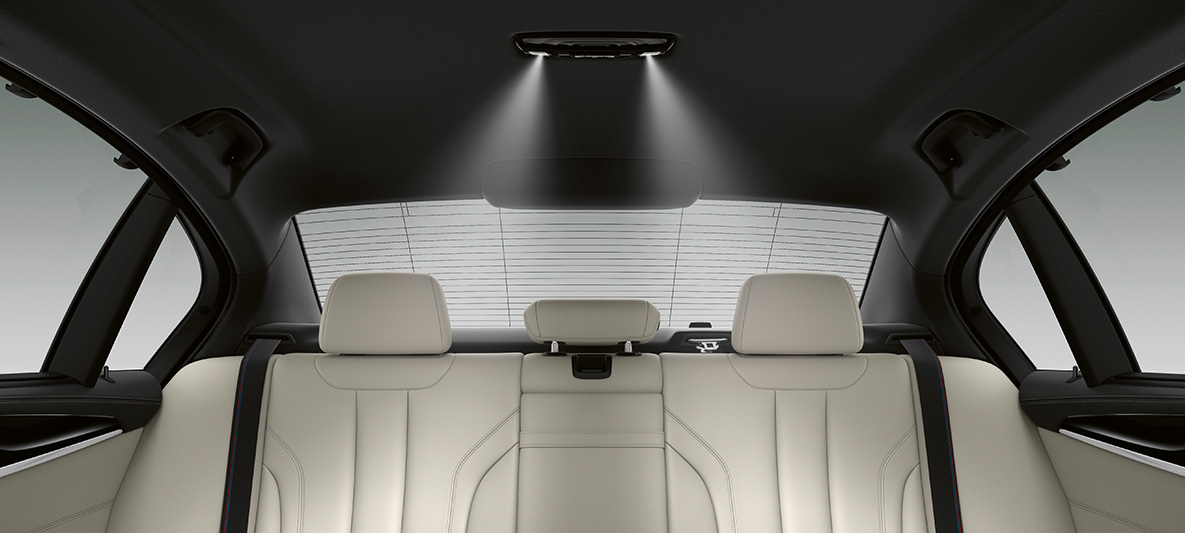 BMW Individual BMW M5 F90 2020 Guarnecido interior del techo BMW Individual Anthrazit con luz BMW Individual BMW M5 F90 LCI Renovación 2020 Guarnecido interior del techo BMW Individual Anthrazit con luz, interior