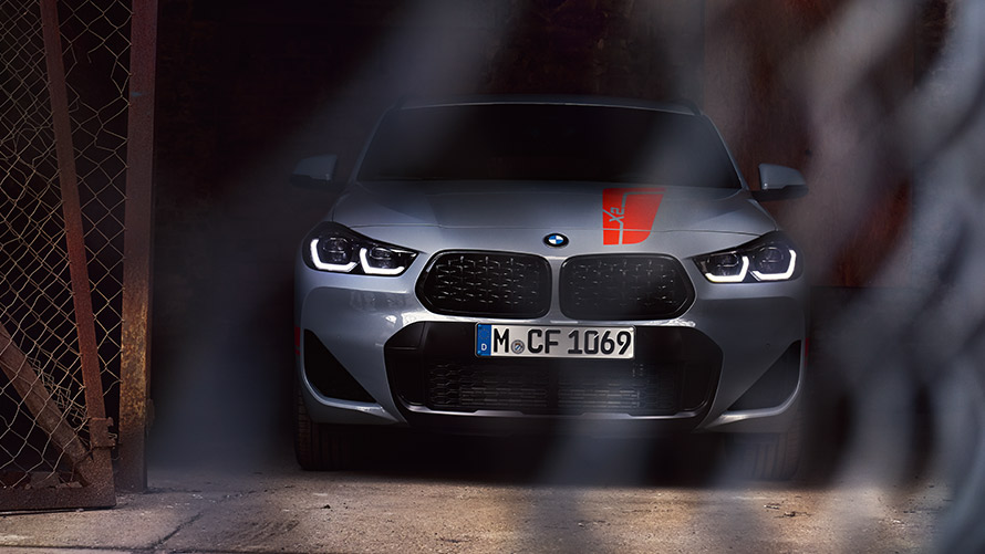 BMW X2 F39 Brooklyn Grey, vista del frontal BMW X2 F39 Brooklyn Grey, vista del frontal